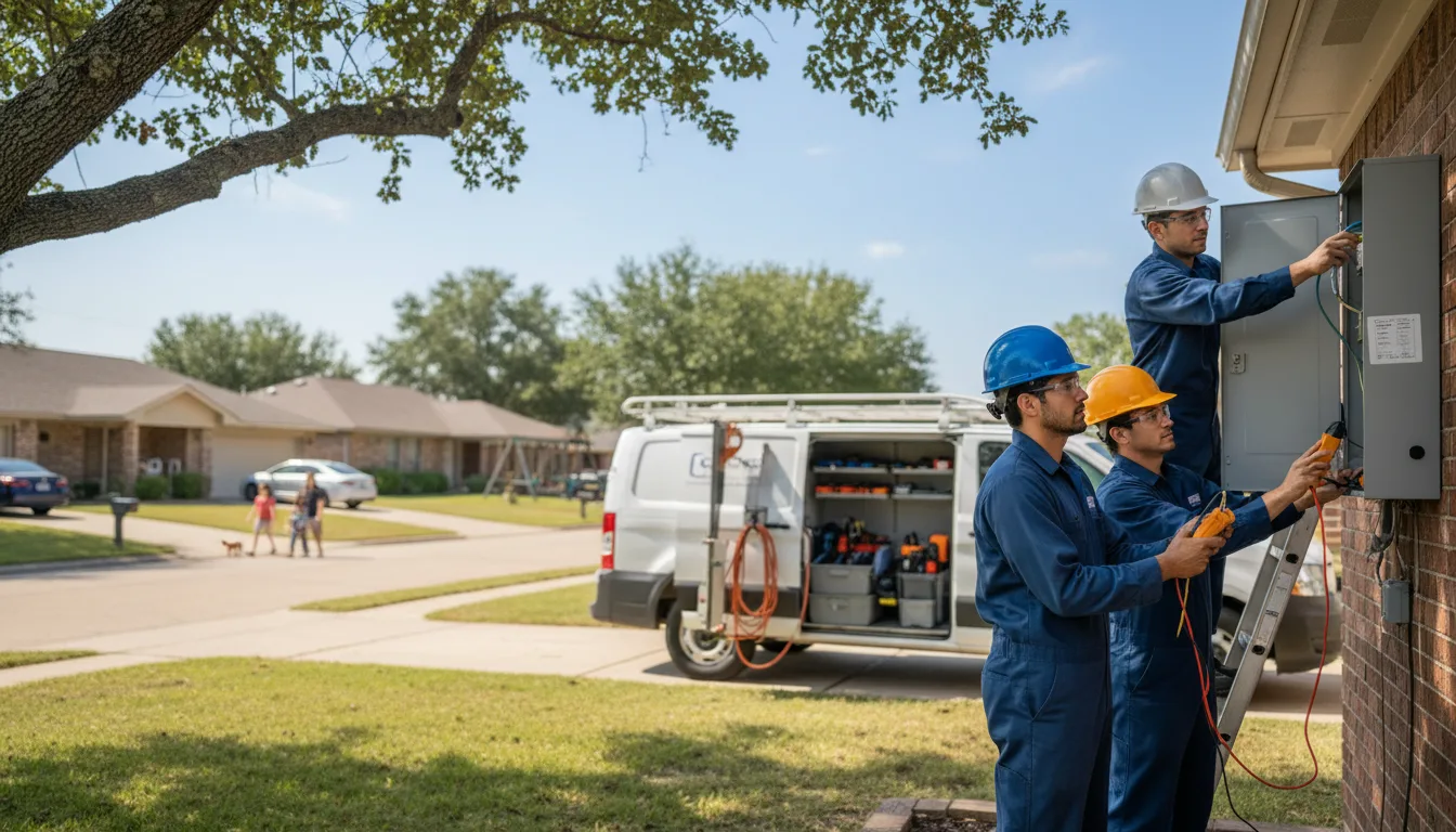 Certified electrician providing emergency electrical services in Tresckow, PA
